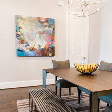 Transitional Townhouse: Dining Room