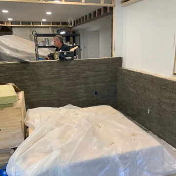 Basement with  Speak easy, Theater, Workout room and Lounge area - under constru