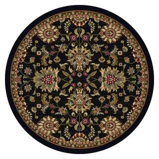 Jaipur Living Selene Handmade Floral Black/ Beige Area Rug (2'X3')