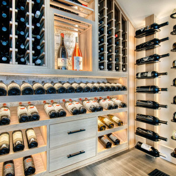 A Classic Under Stairs Wine Cellar