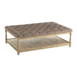 Pintucked Coffee Table - Coffee Tables