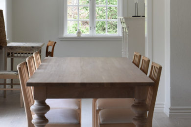 Photo of a large contemporary dining room in Other.