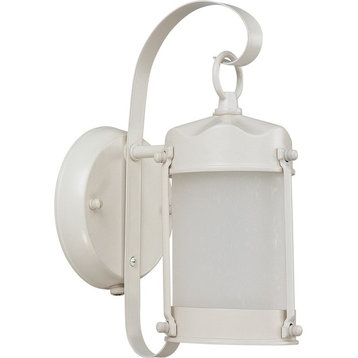 Nuvo Signature 1 White Outdoor Wall Lantern