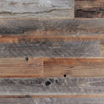 Plank and Mill - Reclaimed Barnwood  Wide Planks, 340 Square Feet - Give your space a warm and rustic feel with our raw reclaimed wood planks