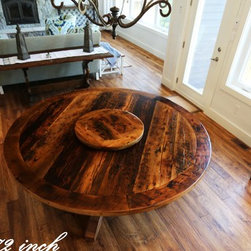 Round Reclaimed Wood Tables - Products