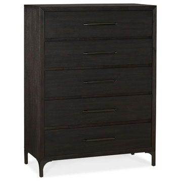 Modus Lucerne Five-Drawer Chest in Vintage Coffee