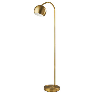 Emerson Floor Lamp- Antique Brass