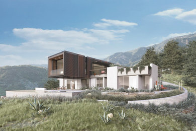 Example of a trendy exterior home design in Santa Barbara
