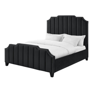 Houzz upholstered beds discount