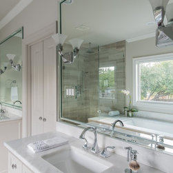Bianco Levantina marble bathroom - Vanity Tops And Side Splashes