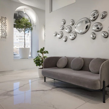 3D Drops Wall Decor Compositions Silver