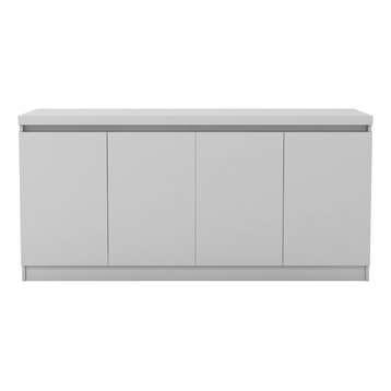 Manhattan Comfort Viennese Sideboard In White Gloss 100652