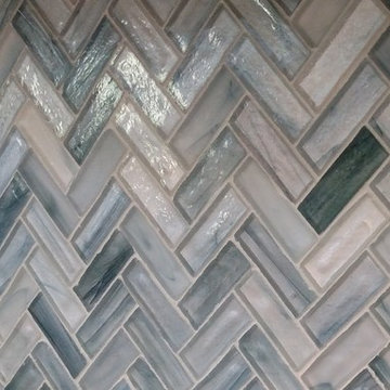 Seaglass Inspired Backsplash