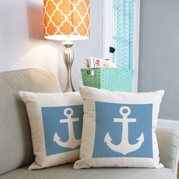 Nautical and Beach Throw Pillows