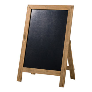 Costway 31.5'' Wood A-Frame Chalkboard Menu Sign Board Sidewalk Wedding  Signage