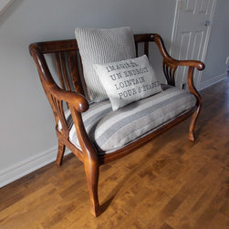vintage Bench reupholster - Upholstered Benches