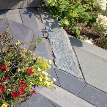 Natural Stone and Paver Patio