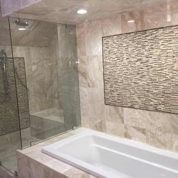 Beige Marble Bathroom