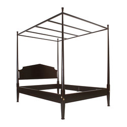 Harmony Tallpost Bed with Flat Canopy - Beds