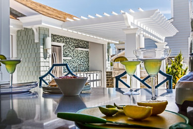 Inspiration for a coastal patio remodel in Philadelphia