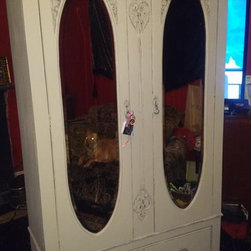 SOLD-ornate vintage double wardrobe... - Products