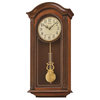 Seiko Clocks, Gold Tone and Arched Wall Clock With Pendulum and Dual Chimes