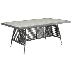 Tropical Outdoor Dining Tables by Zuo Modern Contemporary