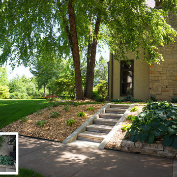 Old-fashioned Landscape Stairway