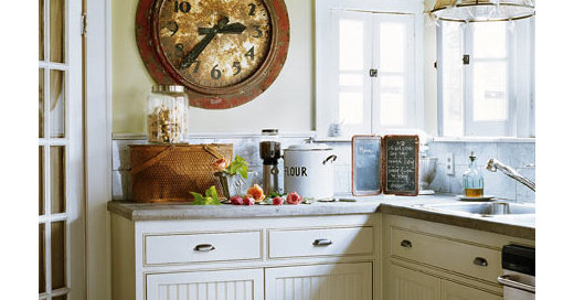 The Large Wall Clock...An Important Element for Your T.V. Debut