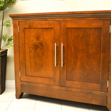 Automated TV Lift Cabinet in Solid Cherry (The Richmond)