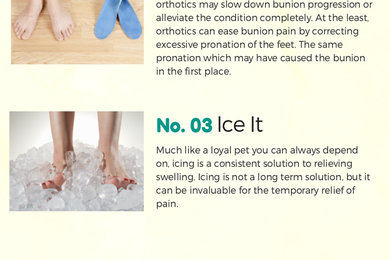 [Infographic] Say Goodbye To Bunion Foot Problem
