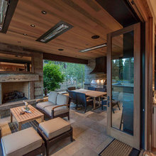 Outside deck