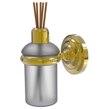 Que New Wall Mounted Scent Stick Holder, Polished Brass