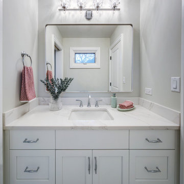 Functional and Feminine Jack & Jill Bathroom
