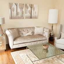 living room/dining space rehab