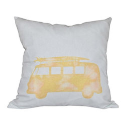 Yellow BeachDrive Geometric Print Pillow - Decorative Pillows