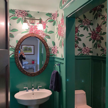 Color and pattern enhance a classically designed North Shore home