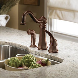 Moen Vestige Oil rubbed bronze one-handle high arc kitchen faucet - Kitchen Faucets