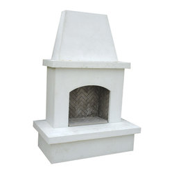 Contractor's Model Outdoor Gas Fireplace - Outdoor Fireplaces