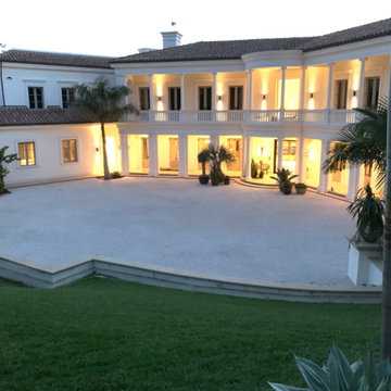 Gravel Entrance, pathways and Parking Area