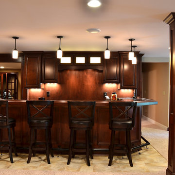 Lower Level Remodels | Bar, Billiards & Home Theater