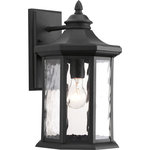 Progress - Progress P6072-31 Edition - One Light Large Outdoor Wall Lantern - One-light wall lantern with a distinct hexagonal shape for classic styling, highlighted by clear water glass elements.Shade Included: TRUE Warranty: 1 Year Warranty* Number of Bulbs: 1*Wattage: 100W* BulbType: Medium Base* Bulb Included: No