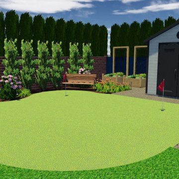 Colonia Revival Traditional Garden Theme