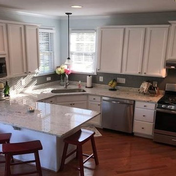 Before and After: Dull Brown to Stunning White