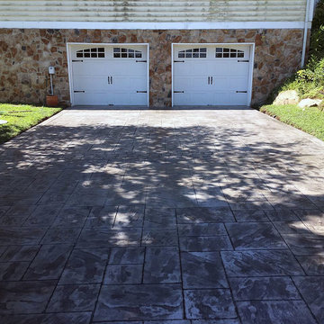 Stamped Concrete Driveway in Hockessin