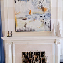 Fireplace screen