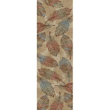 Feather Natural, Rug, 2'2"x7'7"