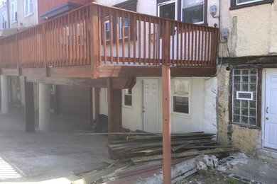 New Deck Construction Before & After