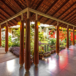 Inredning av en exotisk hall