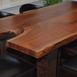 Escade Live Edge Dining Table - Dining Tables